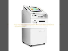 床に立った商業銀行ATMキャッシュデポジットマシン容量スクリーン