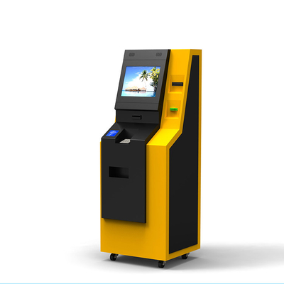 暗号自動支払機機械を立てるタッチ画面の自己サービス プリンターNCR機械末端のキオスクの自由な床