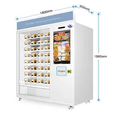 屋外120Wのための22インチのタッチ画面の冷凍食品の自動販売機
