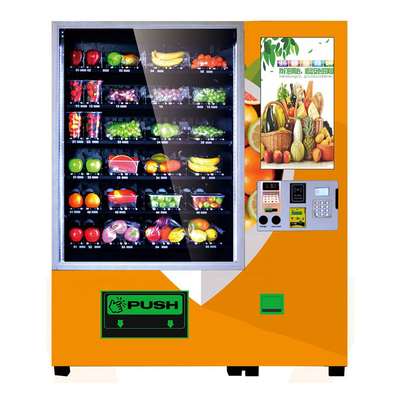 ベルト・コンベヤーが付いている22インチの自己サービス支払の自動販売機の食糧フルーツのキオスク