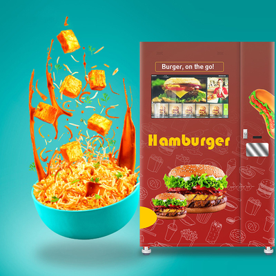 24時間32&quot;ハンバーガーの熱い食糧のためのタッチ画面の自動販売機のキオスク