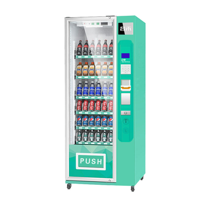 32杯のインチの屋外のための冷たい飲み物の自動販売機のキオスクの現金および硬貨の支払