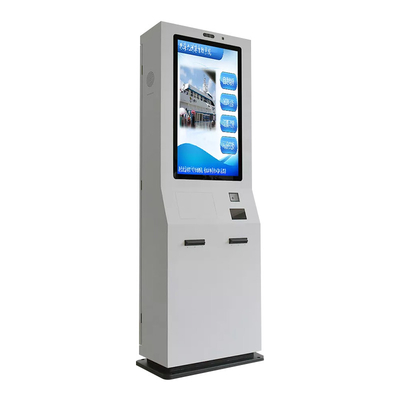 レシート プリンター自己の支払のキオスク カード ディスペンサー機械に札をつける列32インチのタッチ画面
