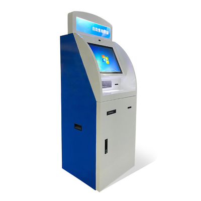 熱い販売のタッチ画面の自己サービス現金自動支払機A4のレポート プリンター自己サービス キオスク自動支払機機械
