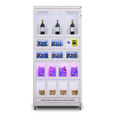 22インチのタッチ画面のBevrageの自動販売機水アルコール ディスペンサーのキオスク
