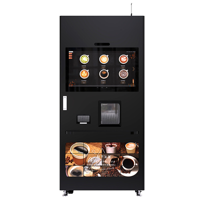 冷や暑いカップのコーヒー 32インチのコーヒー自動販売機