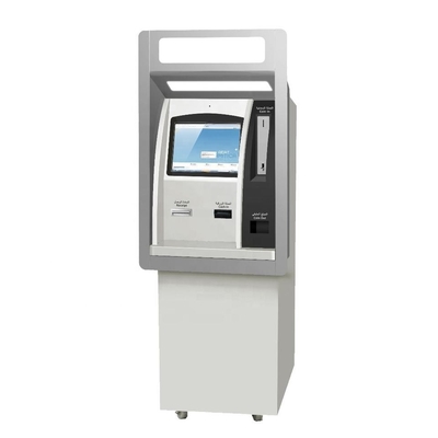 タッチ画面のセルフサービスの支払自動支払機のキオスクは硬貨を受け取る