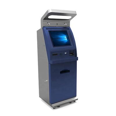 17インチのタッチ画面の現金預金機械自己サービスCDMを立てる床