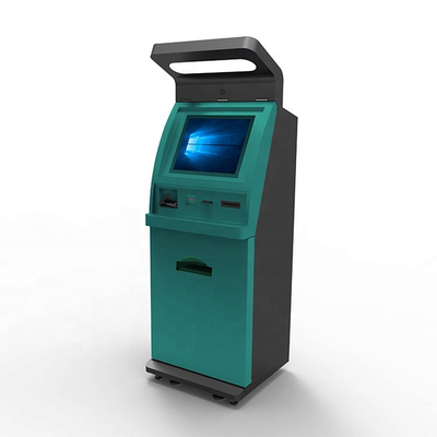 17インチのタッチ画面の現金預金機械自己サービスCDMを立てる床