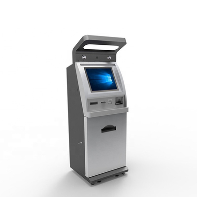 17インチのタッチ画面の現金預金機械自己サービスCDMを立てる床