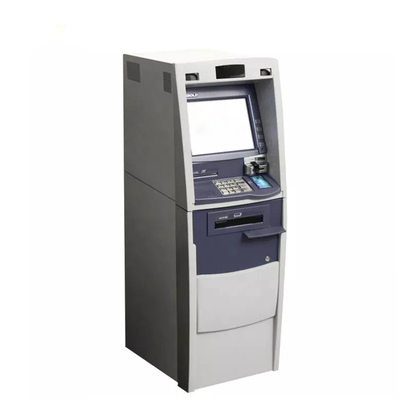 お金が付いている Mefree のデビット カードの近くの屋内 ATM の現金自動預け払い機カードレス ATM