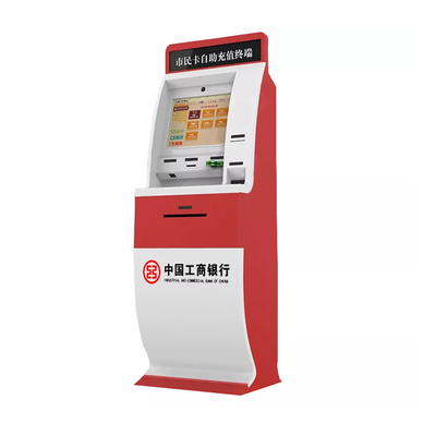 タッチ スクリーンの現金支払い ATM キオスク セルフ サービス外貨両替機