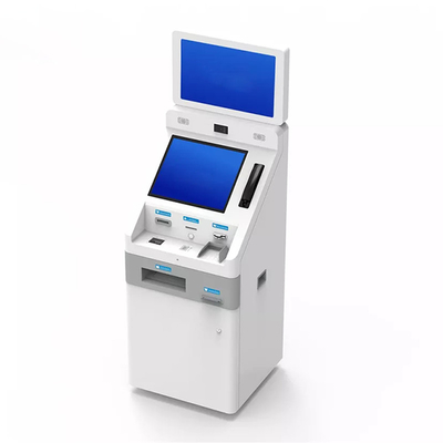 二重タッチ画面自動支払機のキャッシュ・マシーンのカード読取り装置のQrコード走査器