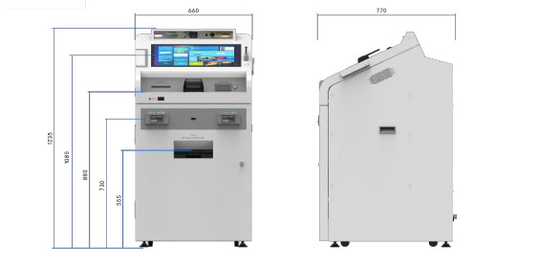 スマート効率の良い多機能銀行機器 300DPI インスタントカード印刷機