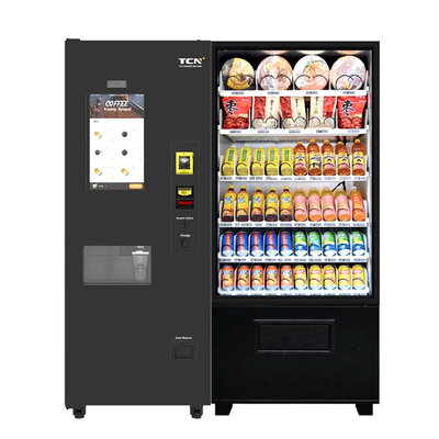 20インチスマートスクリーンで熱か氷で屋外でコーヒー・ティー販売機