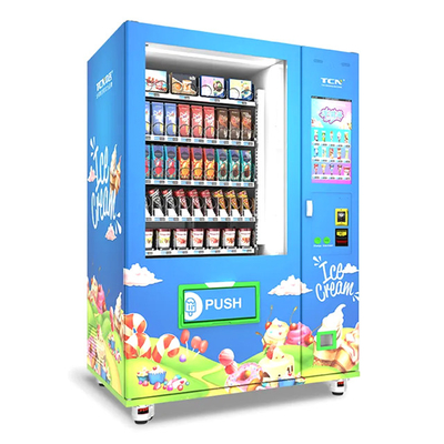 アイスクリーム 冷凍食品の自動販売機 自給コンベア機