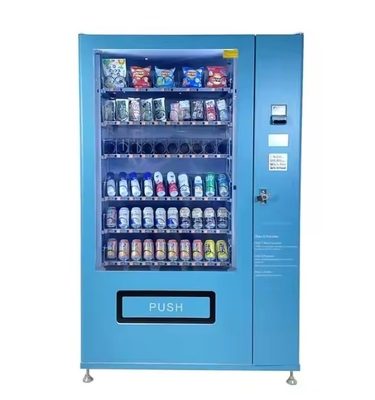 食品用セルフサービス販売機 24時間オンライン 電動コンベヤーキオスク