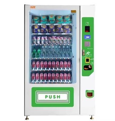 食品用セルフサービス販売機 24時間オンライン 電動コンベヤーキオスク