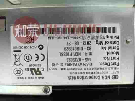 新しい高品質 NCR ATM マシン F10SBL GOP セルフサービス グラフィカル オペレーター LCD ディスプレイ パネル | PN: 445-0735023 / 4450735023 |電源仕様: +24V DC 1.0A、+5V DC 0.1A