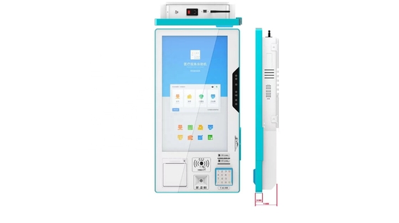 パスポートIDカードのためのタッチ画面の自己サービスPOSのキオスク プリンター走査器