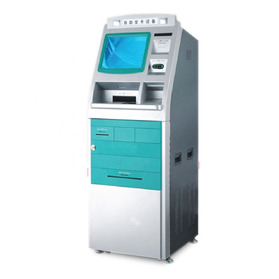 ISO9001反偽造の自動化されたトランザクション機械24台の時間の現金預金機械