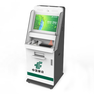 60GB 125GBの自己サービス スマートな銀行自動支払機の現金預金機械高い安全