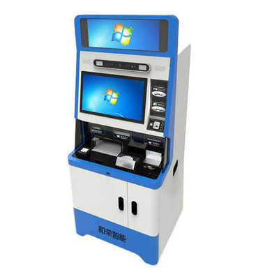 銀行業のロビーのスマートな自動金銭出納係機械現金預金自動支払機ODM