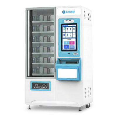 自己のサーブのQRコード走査器が付いている自動化粧品の自動販売機のキオスク
